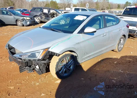 2019 Hyundai Elantra Sel z USA, uszkodzony, nr VIN 5NPD84LF6KH413726